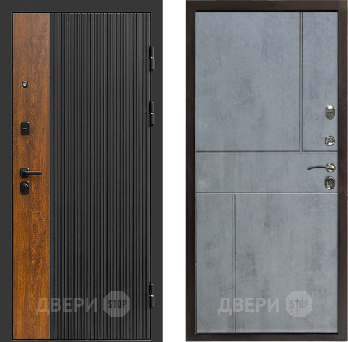 Дверь Престиж Prestizh Горизонт Бетон темный в Дзержинском