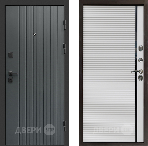 Входная металлическая Дверь Престиж Tvist Grey Porte Белый в Дзержинском