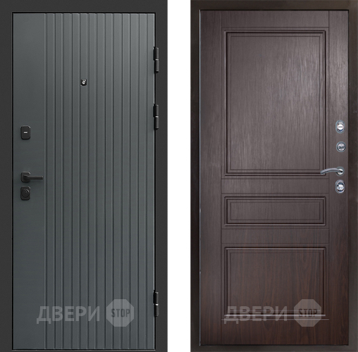 Входная металлическая Дверь Престиж Tvist Grey Классика Венге в Дзержинском