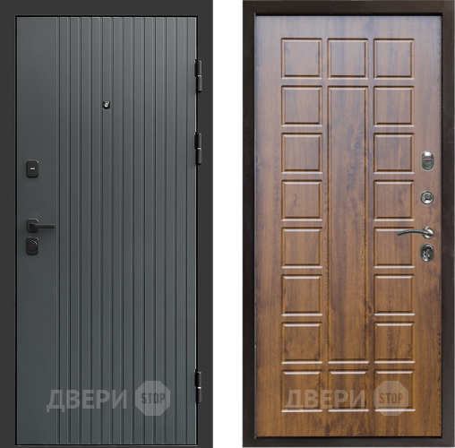 Входная металлическая Дверь Престиж Tvist Grey Престиж Дуб в Дзержинском