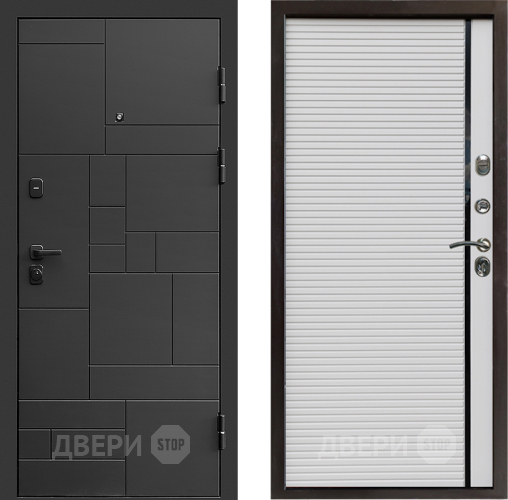 Входная металлическая Дверь Престиж Kvadro Porte Белый в Дзержинском