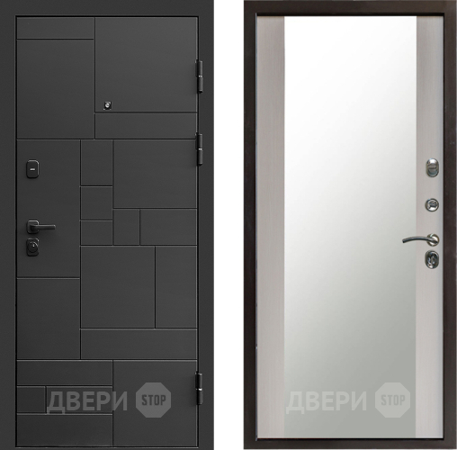 Дверь Престиж Kvadro Зеркало Лиственница белая в Дзержинском