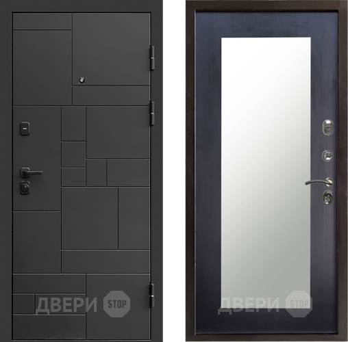 Дверь Престиж Kvadro Зеркло Пастораль Венге в Дзержинском
