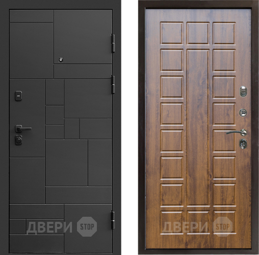 Входная металлическая Дверь Престиж Kvadro Престиж Дуб в Дзержинском