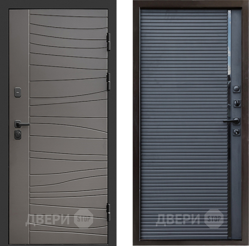 Входная металлическая Дверь Престиж Siciliya Porte Черный кварц в Дзержинском