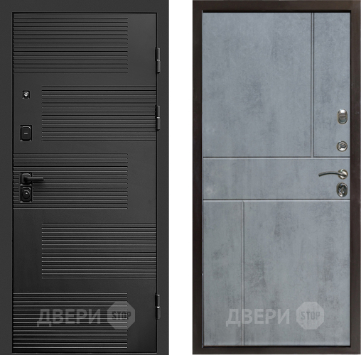 Дверь Престиж Favorit Горизонт Бетон темный в Дзержинском