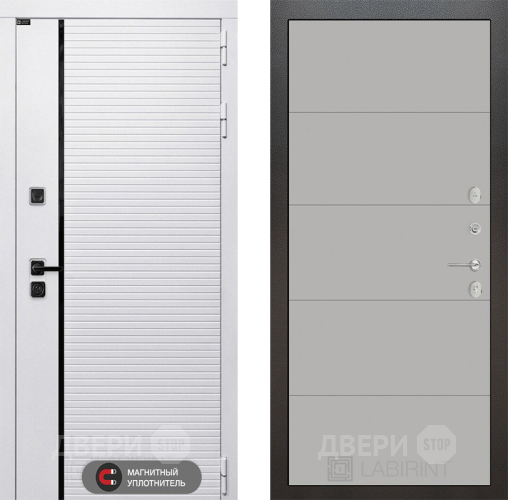 Дверь Лабиринт (LABIRINT) Royal 13 Грей софт в Дзержинском