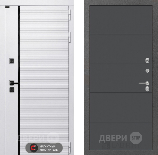 Дверь Лабиринт (LABIRINT) Royal 13 Графит софт в Дзержинском