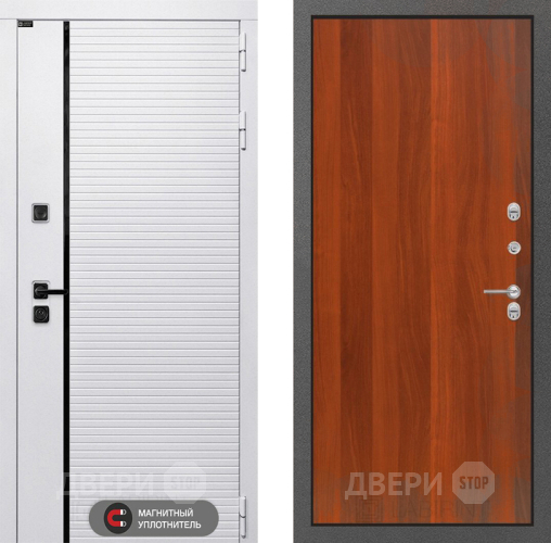 Входная металлическая Дверь Лабиринт (LABIRINT) Royal 05 Итальянский орех в Дзержинском