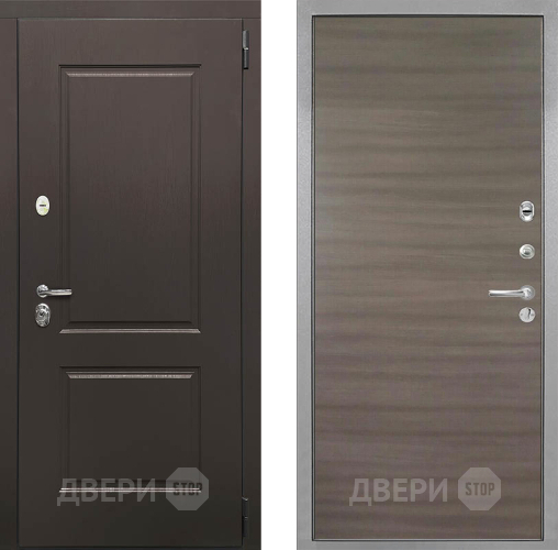 Входная металлическая Дверь Интекрон (INTECRON) Кампо Гладкая Дуб тоскано поперечный в Дзержинском