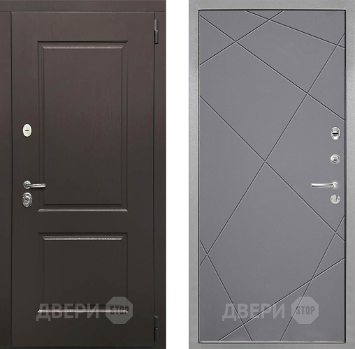 Дверь Интекрон (INTECRON) Кампо Лучи-М Графит софт в Дзержинском