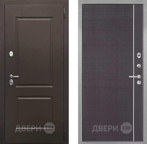 Входная металлическая Дверь Интекрон (INTECRON) Кампо В-07 с молдингом Венге в Дзержинском