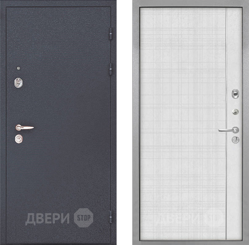 Входная металлическая Дверь Интекрон (INTECRON) Колизей В-07 с молдингом Лофт белый в Дзержинском