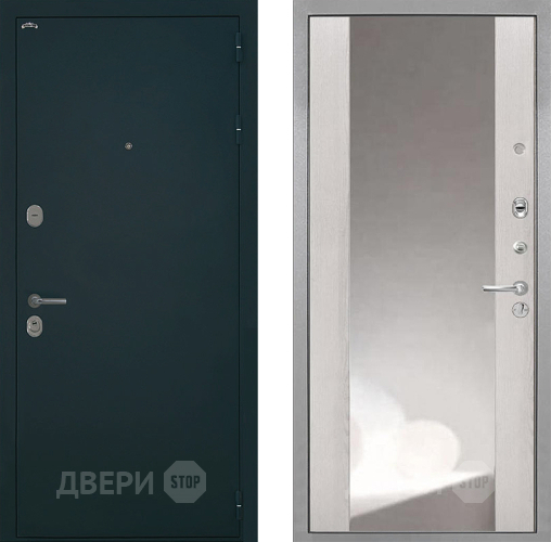 Входная металлическая Дверь Интекрон (INTECRON) Греция ФЛЗ-516 Зеркало Сосна белая в Дзержинском