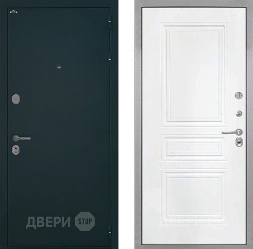 Входная металлическая Дверь Интекрон (INTECRON) Греция ФЛ-243 Белый матовый в Дзержинском