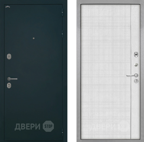 Входная металлическая Дверь Интекрон (INTECRON) Греция В-07 с молдингом Лофт белый в Дзержинском