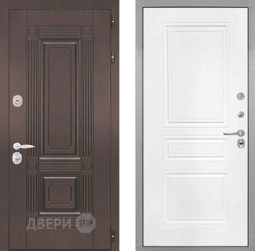 Входная металлическая Дверь Интекрон (INTECRON) Италия ФЛ-243 Белый матовый в Дзержинском