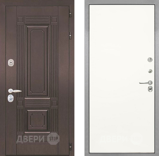 Входная металлическая Дверь Интекрон (INTECRON) Италия Гладкая Слоновая кость в Дзержинском