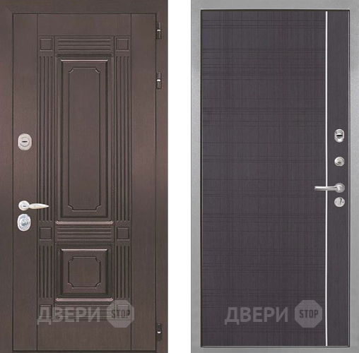 Входная металлическая Дверь Интекрон (INTECRON) Италия В-07 с молдингом Венге в Дзержинском
