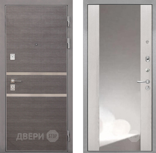 Дверь Интекрон (INTECRON) Неаполь ФЛЗ-516 Зеркало Сосна белая в Дзержинском