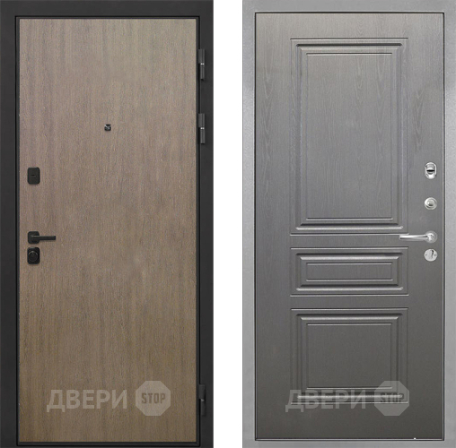 Входная металлическая Дверь Интекрон (INTECRON) Профит Black Венге Коричневый ФЛ-243 Графит вуд дуб в Дзержинском