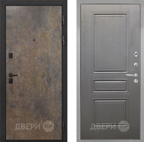 Дверь Интекрон (INTECRON) Профит Black Гранж ФЛ-243 Графит вуд дуб в Дзержинском