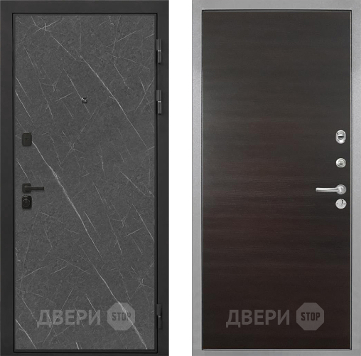 Дверь Интекрон (INTECRON) Профит Black Гранит Лава Оникс Гладкая Эковенге поперечный в Дзержинском