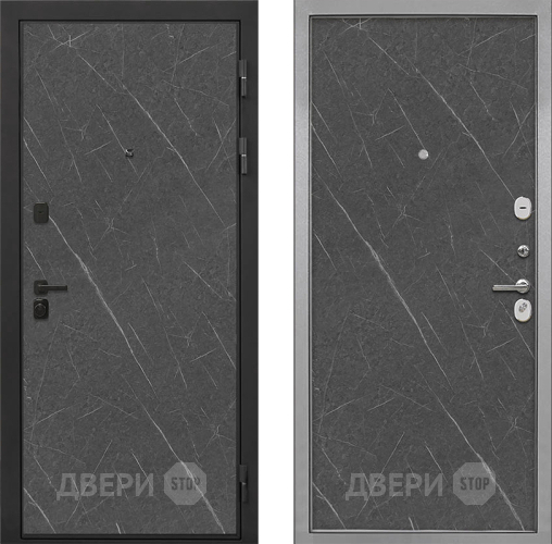 Входная металлическая Дверь Интекрон (INTECRON) Профит Black Гранит Лава Оникс Гладкая Гранит лава оникс в Дзержинском