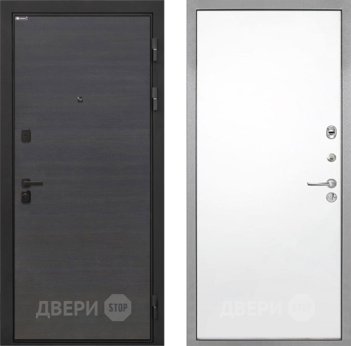 Дверь Интекрон (INTECRON) Профит Black Эковенге Гладкая Силк Сноу в Дзержинском