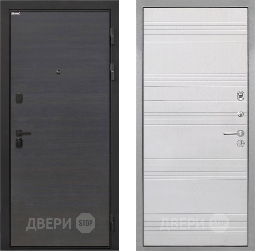 Входная металлическая Дверь Интекрон (INTECRON) Профит Black Эковенге ФЛ-316 Белый ясень в Дзержинском