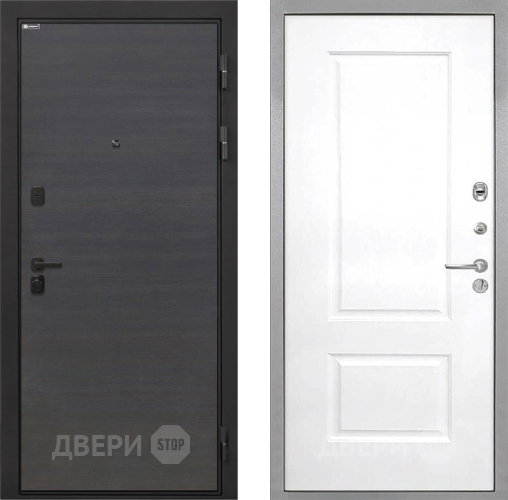 Входная металлическая Дверь Интекрон (INTECRON) Профит Black Эковенге Альба Роял Вуд белый в Дзержинском