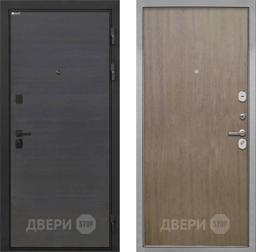Дверь Интекрон (INTECRON) Профит Black Эковенге Гладкая шпон Венге коричневый в Дзержинском