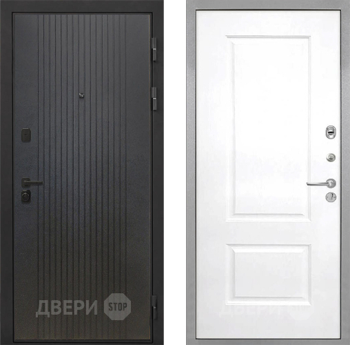 Входная металлическая Дверь Интекрон (INTECRON) Профит Black ФЛ-295 Альба Роял Вуд белый в Дзержинском