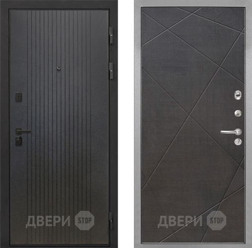 Дверь Интекрон (INTECRON) Профит Black ФЛ-295 Лучи-М Венге распил кофе в Дзержинском