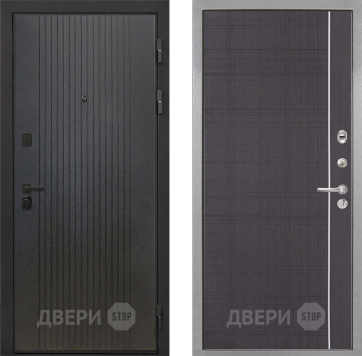 Входная металлическая Дверь Интекрон (INTECRON) Профит Black ФЛ-295 В-07 с молдингом Венге в Дзержинском