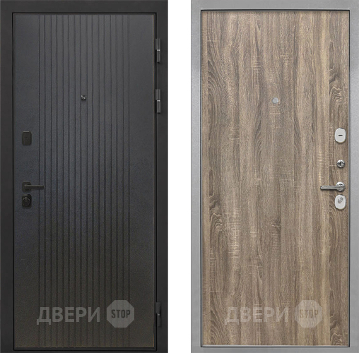 Дверь Интекрон (INTECRON) Профит Black ФЛ-295 Гладкая Дуб турин в Дзержинском