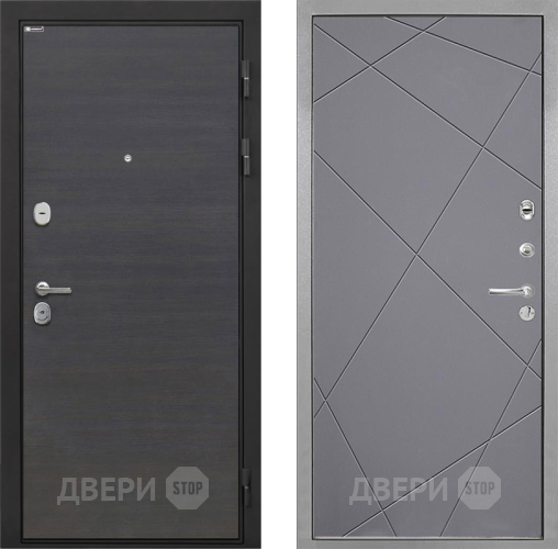 Дверь Интекрон (INTECRON) Гектор Эковенге Лучи-М Графит софт в Дзержинском