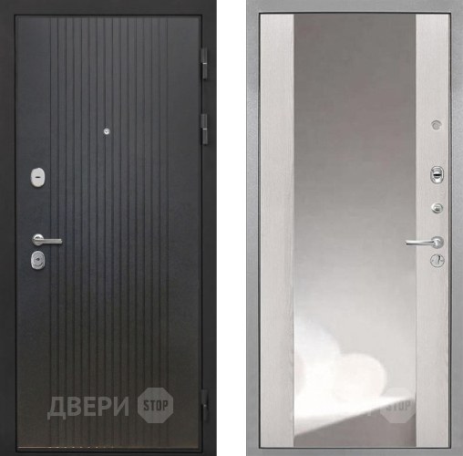 Входная металлическая Дверь Интекрон (INTECRON) Гектор ФЛ-295 ФЛЗ-516 Зеркало Сосна белая в Дзержинском