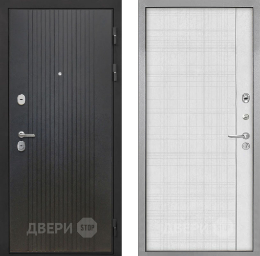 Входная металлическая Дверь Интекрон (INTECRON) Гектор ФЛ-295 В-07 с молдингом Лофт белый в Дзержинском