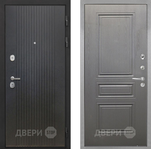 Входная металлическая Дверь Интекрон (INTECRON) Гектор ФЛ-295 ФЛ-243 Графит вуд дуб в Дзержинском