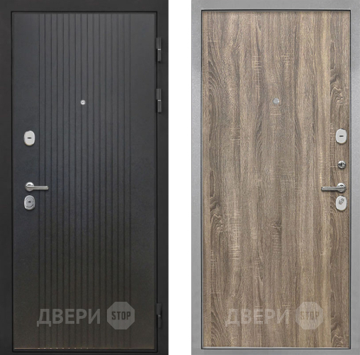 Входная металлическая Дверь Интекрон (INTECRON) Гектор ФЛ-295 Гладкая Дуб турин в Дзержинском