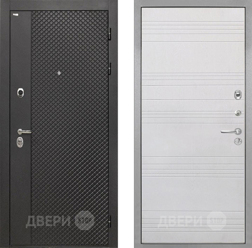 Входная металлическая Дверь Интекрон (INTECRON) Олимпия Black 4К ФЛ-316 Белый ясень в Дзержинском