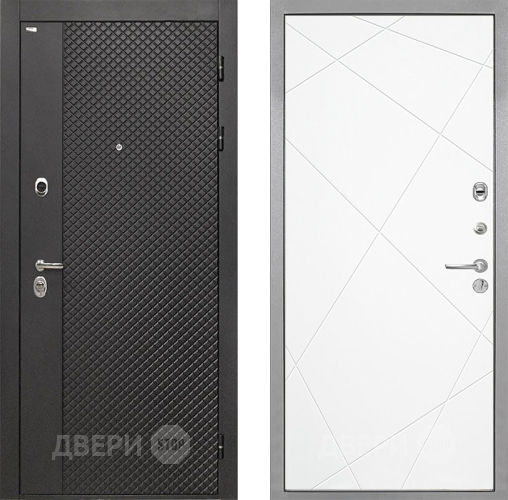 Дверь Интекрон (INTECRON) Олимпия Black 4К Лучи-М Софт милк в Дзержинском