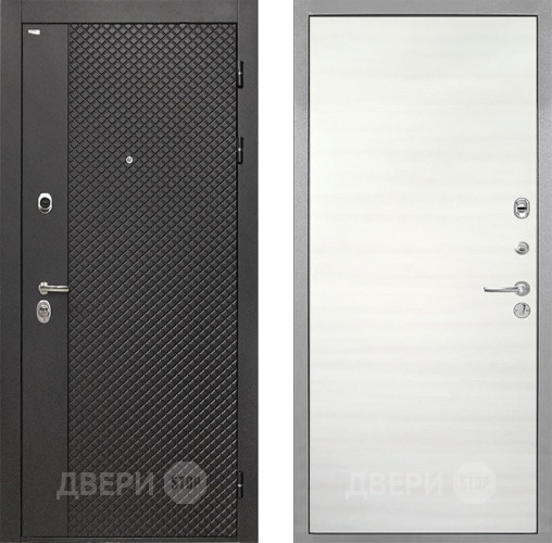 Дверь Интекрон (INTECRON) Олимпия Black 4К Гладкая Дуб сильвер поперечный в Дзержинском