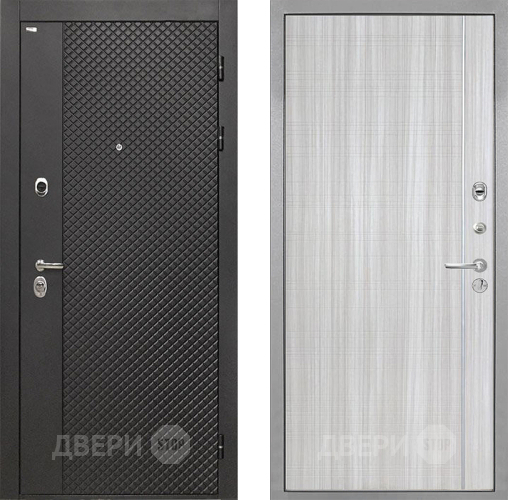 Дверь Интекрон (INTECRON) Олимпия Black 4К В-07 с молдингом Сандал белый в Дзержинском