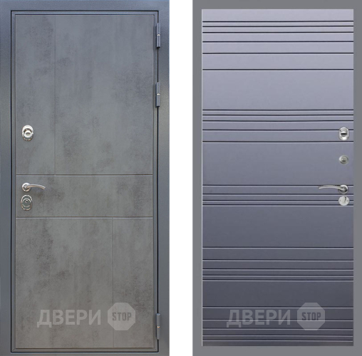 Дверь Рекс (REX) ФЛ-290 Line Силк титан в Дзержинском