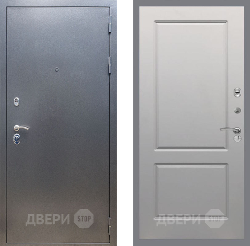 Входная металлическая Дверь Рекс (REX) 11 FL-117 Грей софт в Дзержинском