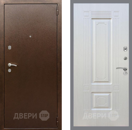 Дверь Рекс (REX) 1А Медный Антик FL-2 Лиственница беж в Дзержинском