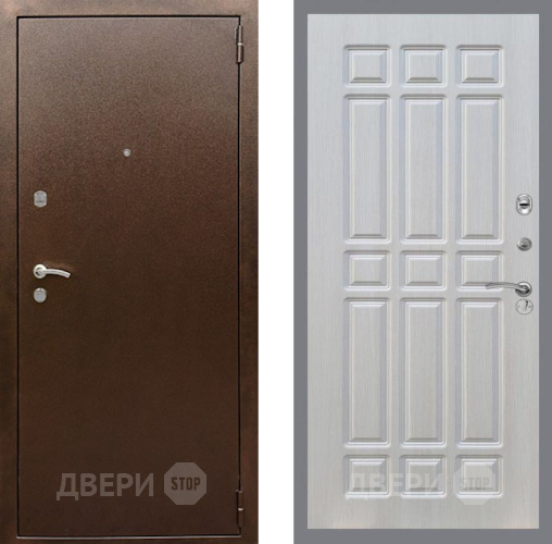 Дверь Рекс (REX) 1А Медный Антик FL-33 Лиственница беж в Дзержинском