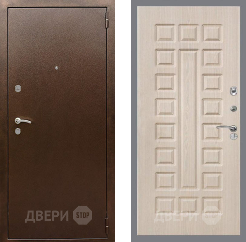 Дверь Рекс (REX) 1А Медный Антик FL-183 Беленый дуб в Дзержинском